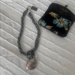 Honora Iridescent Pearl Necklace with Floral Pouch